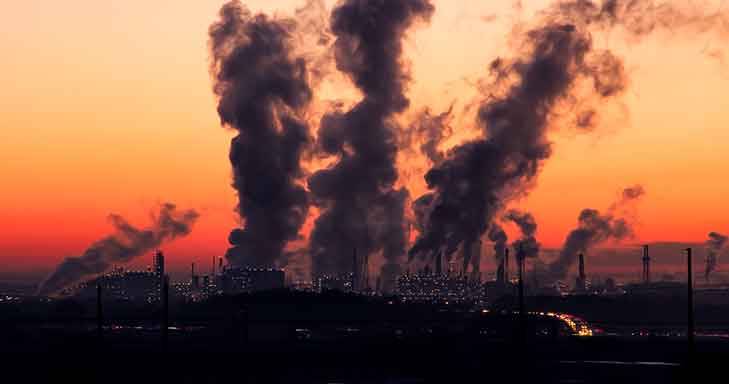 Contaminación como desventaja de la energía no renovable